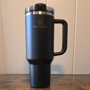 Stanley Matte Black Travel Tumbler with Handle